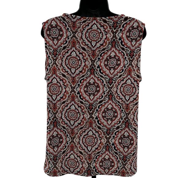 Tommy Hilfiger & Longyuan Tank Top Bundle of 2 WMNS XL Paisley Print Sleeveless - Picture 6 of 14